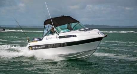  This is a nimble and reassuring boat to drive, the deep-vee hull showing its pedigree with excellent manners and a soft, dry ride. | Haines hunter