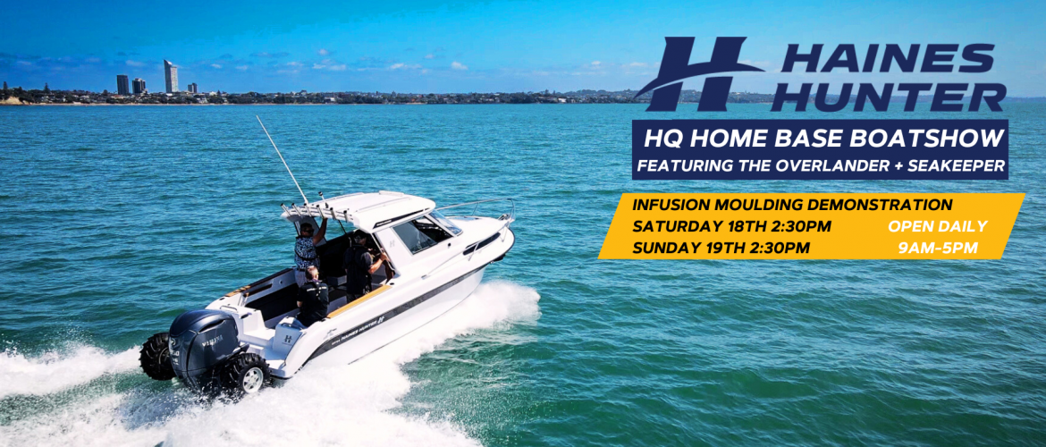 HQ Home Base Boat Show 2024 | Haines Hunter