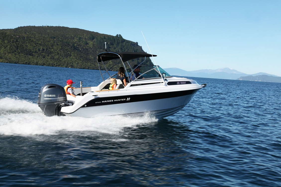 Haines Hunter SF535 Sport Fisher Boat | 5m Fishing Boat, Family Boat ...